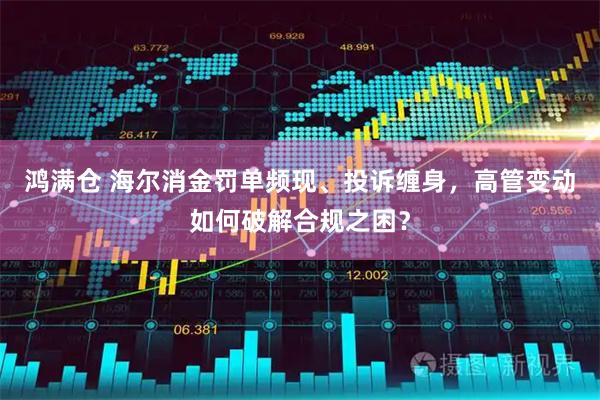 鸿满仓 海尔消金罚单频现、投诉缠身，高管变动如何破解合规之困？